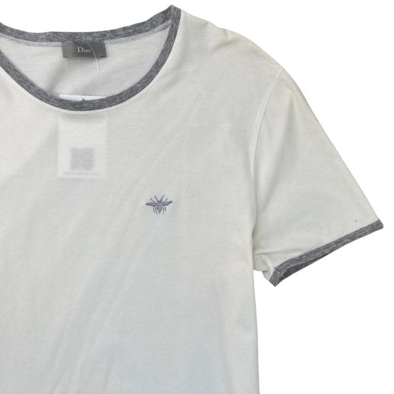 Women's Bee Embroidered Logo T-Shirt White Size IT 50 / UK L