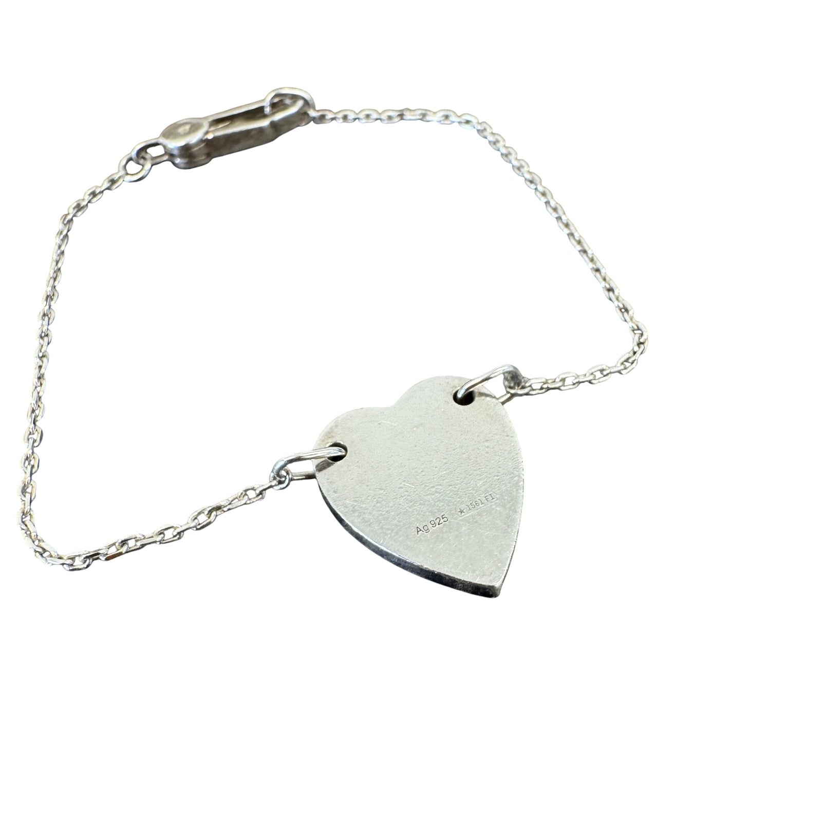 Women's Trademark Heart Bracelet Silver - Photo 5