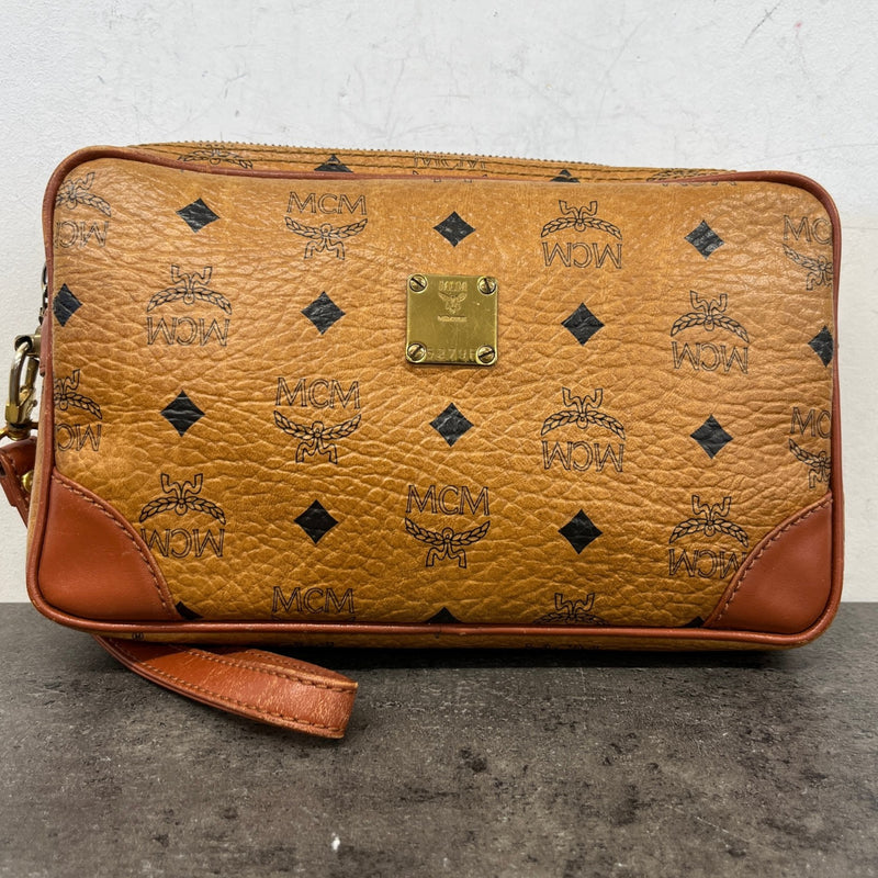 Women's Monogram Clutch Brown