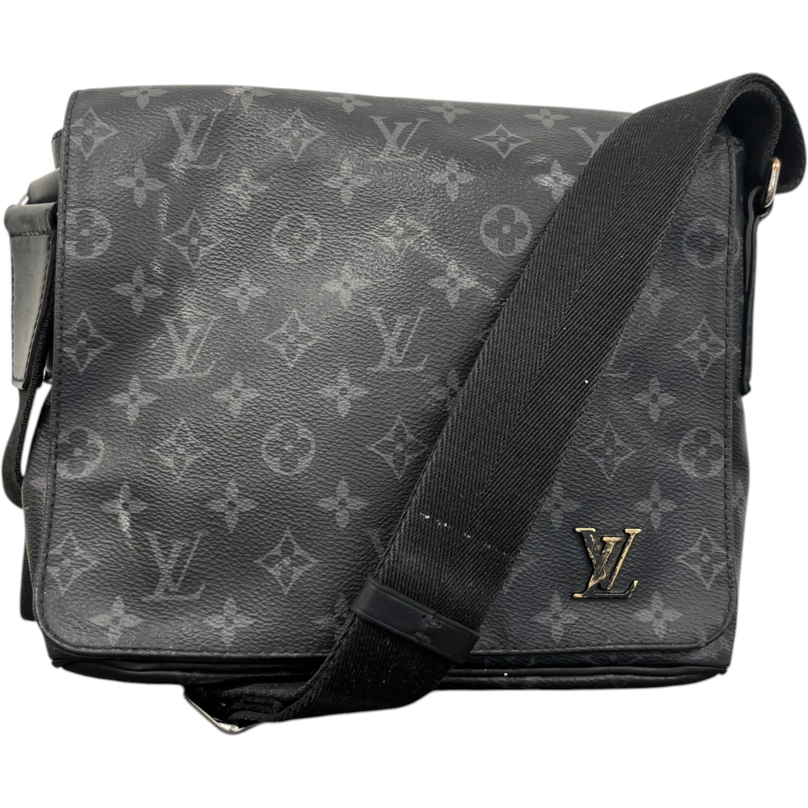 Men's Monogram District Pm Messenger Bag Black - Photo 1
