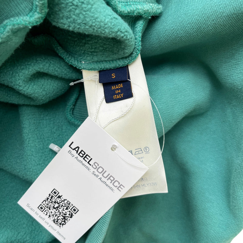 Men's Signature Logo Hoodie Green Size S