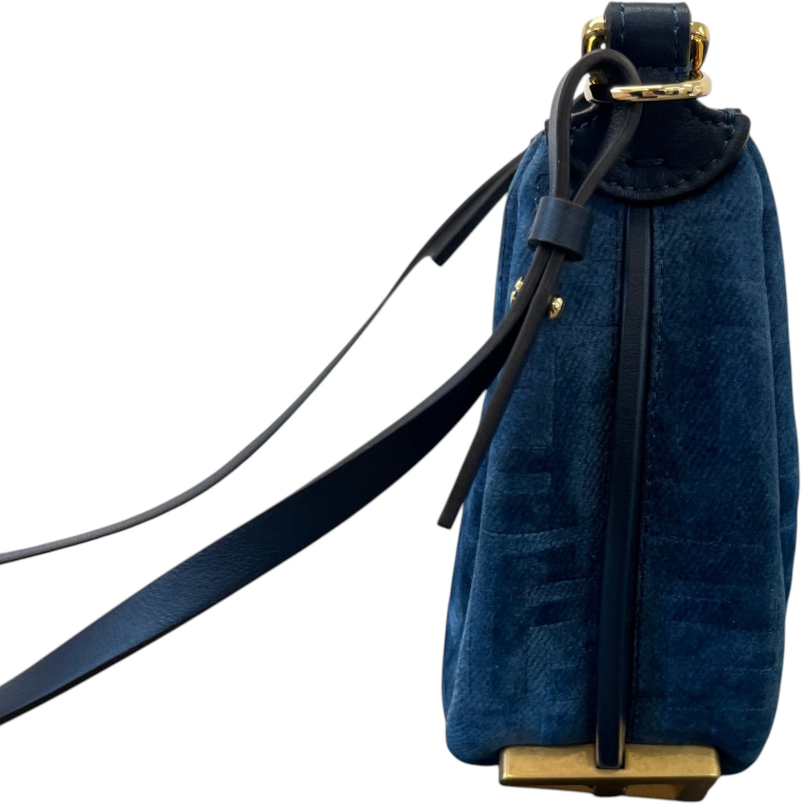 Women's Fendigraphy Mini Handbag Blue - Photo 7