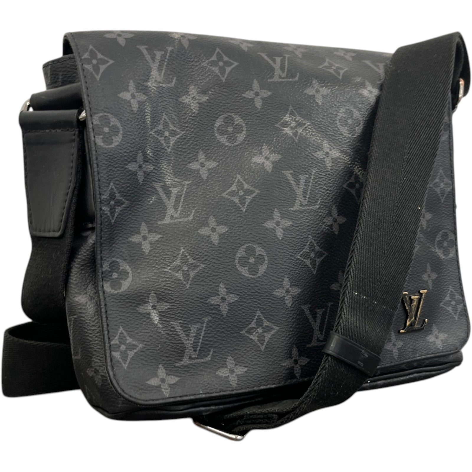 Men's Monogram District Pm Messenger Bag Black - Photo 4