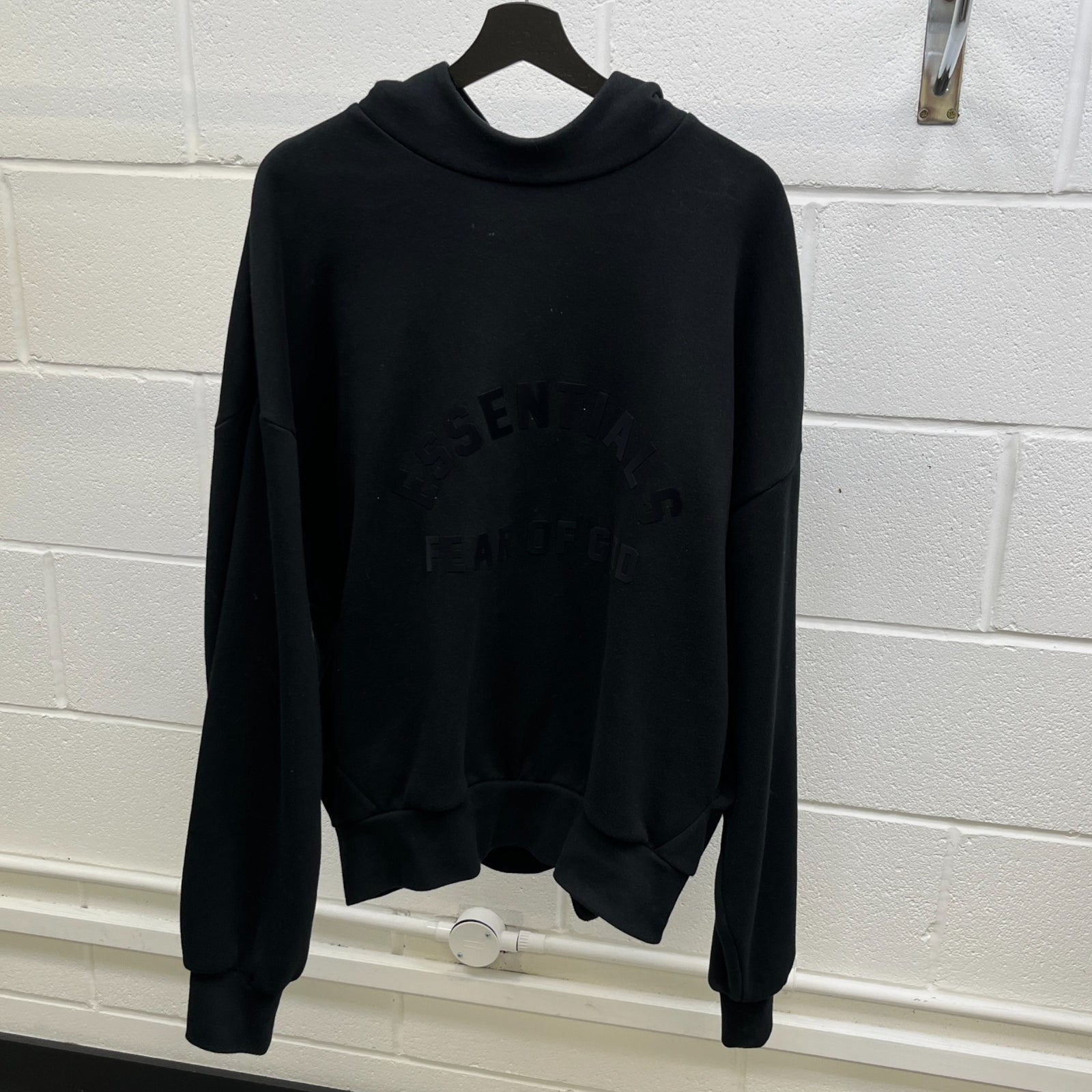 Men's Fear Of God Hoodie Black Size S - Photo 7