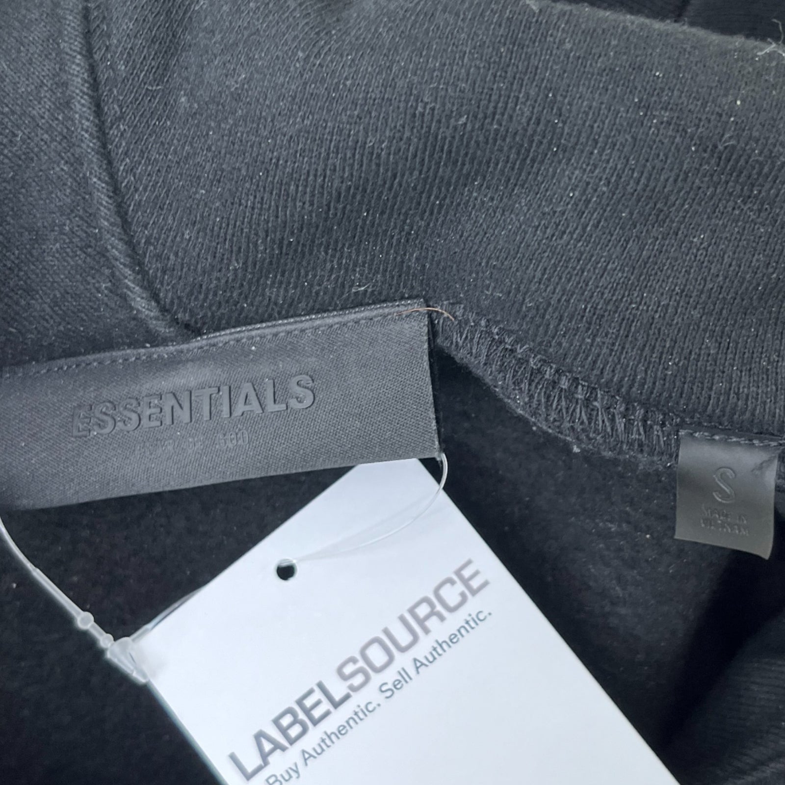 Men's Fear Of God Hoodie Black Size S - Photo 5