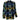 Men's Embroidered Logo Checkered Long Sleeve Shirt Black Size S