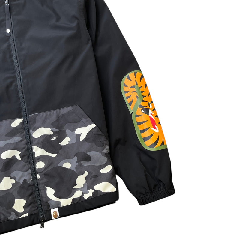 Men's City Camo Shark Jacket Black Size L