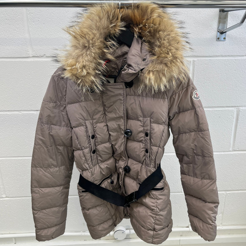Women's Gene Down Jacket Grey Size 3 / UK 14