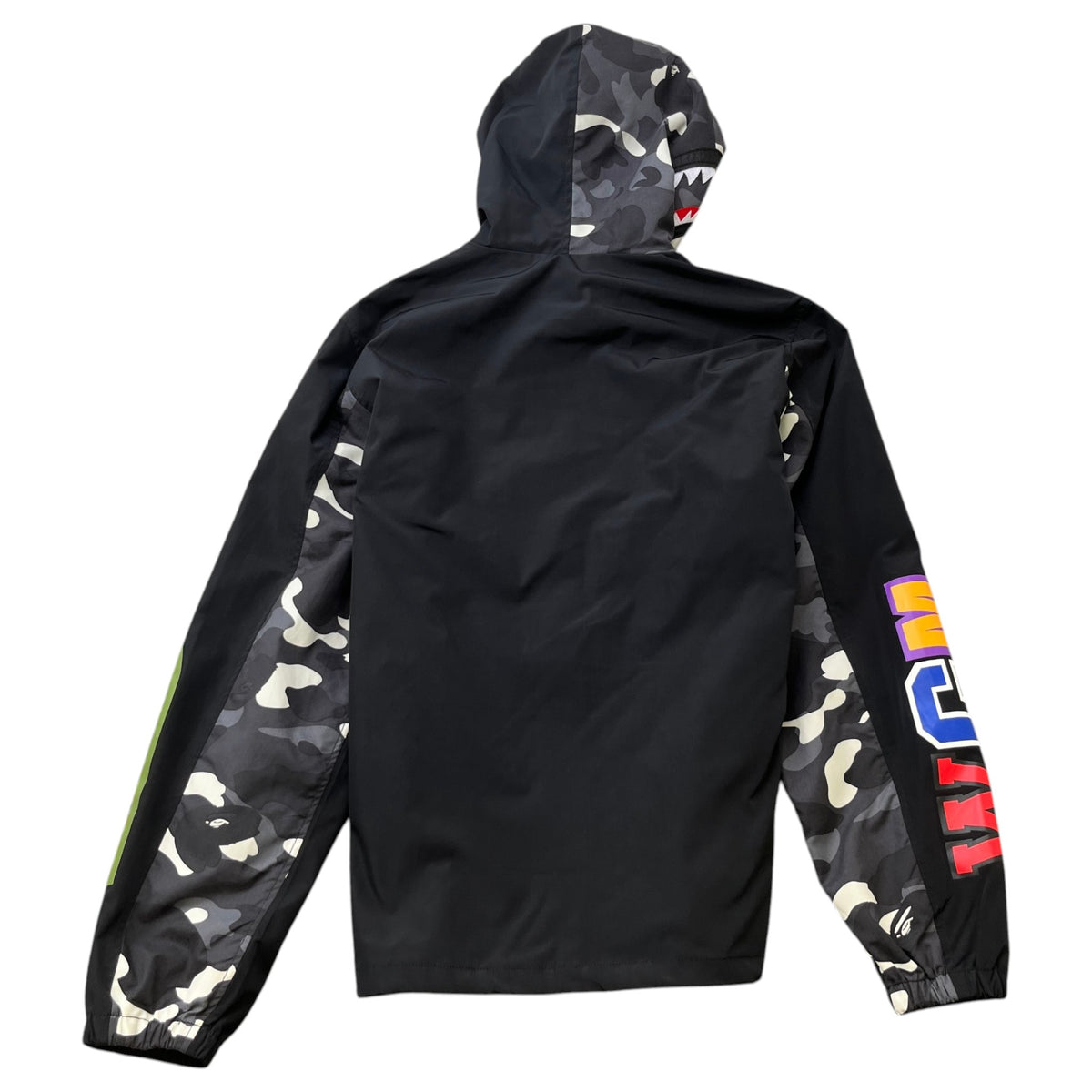 Men's City Camo Shark Jacket Black Size L - Photo 2