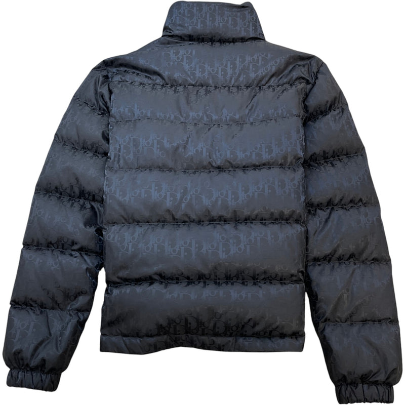 Men's Oblique Bomber Down Jacket Black Size IT 44 / XS