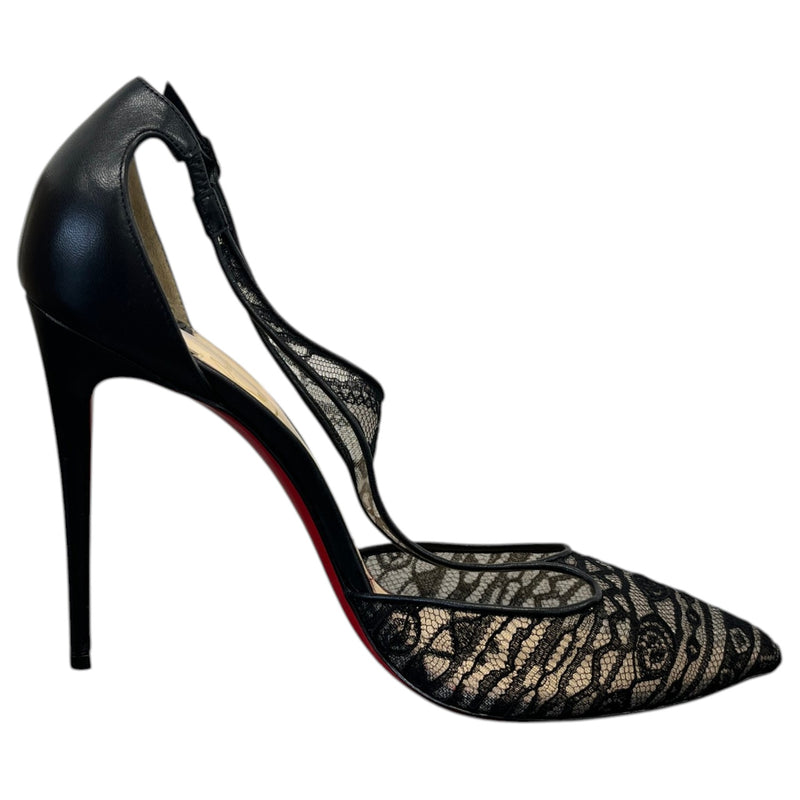 Women's Salonu lace Heels Black Size UK 6.5 / EU 39.5