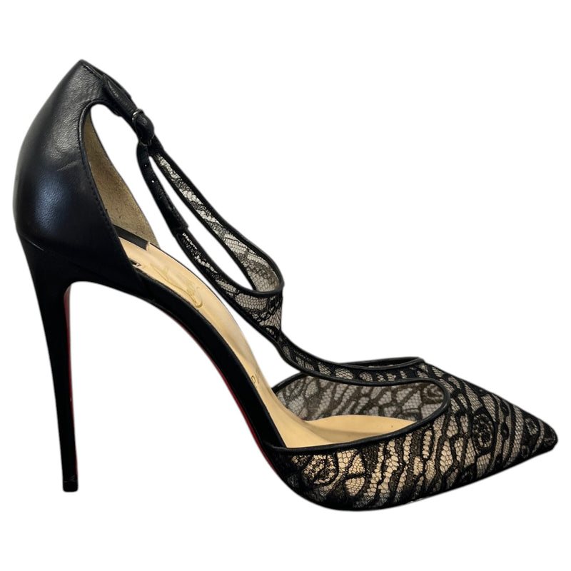 Women's Salonu lace Heels Black Size UK 6.5 / EU 39.5