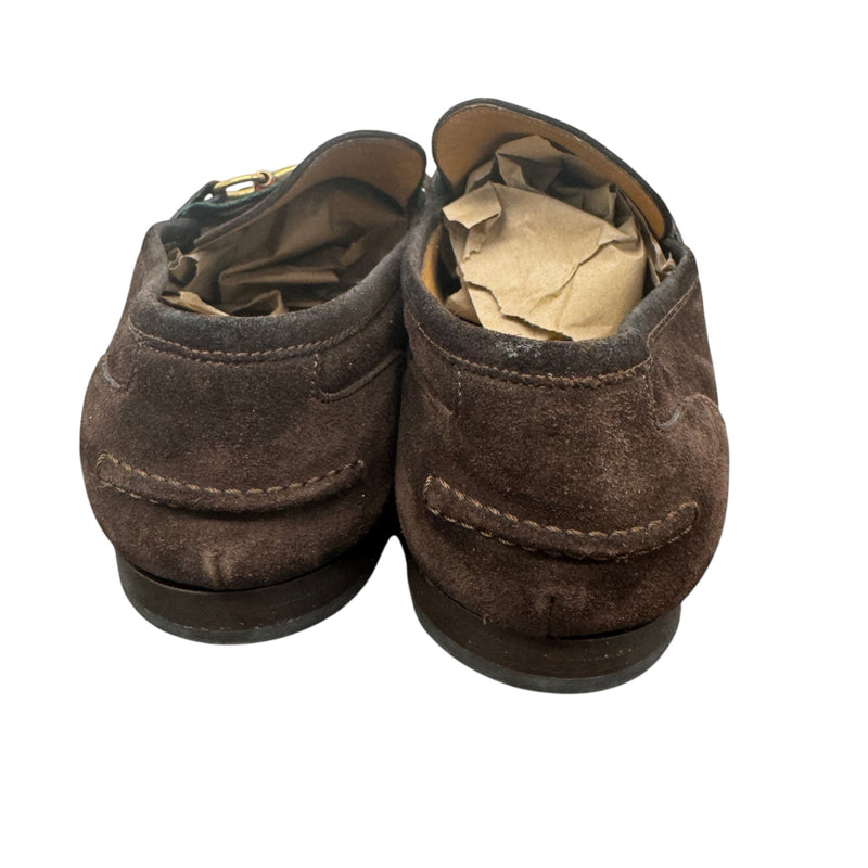Men's Horsebit Loafers Brown Size UK 10 / EU 44