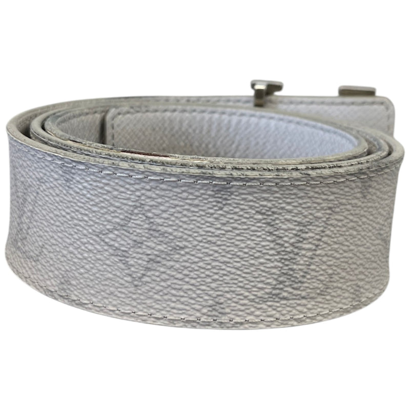 Men's Reversible LV Initials Belt Grey Size 34"