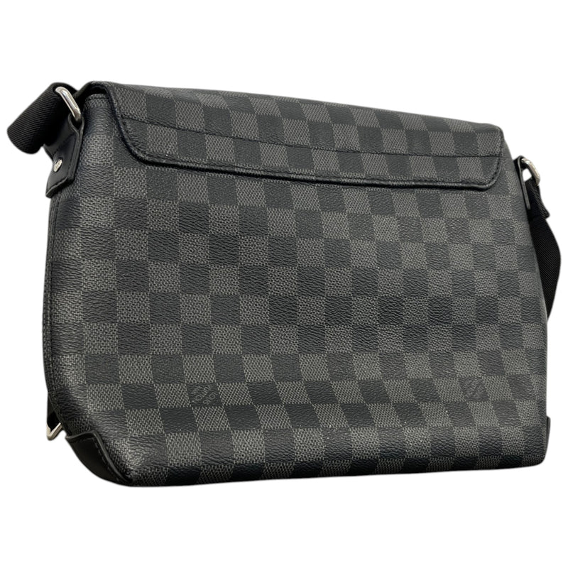 Men's Damier Graphite District Messenger Bag Black