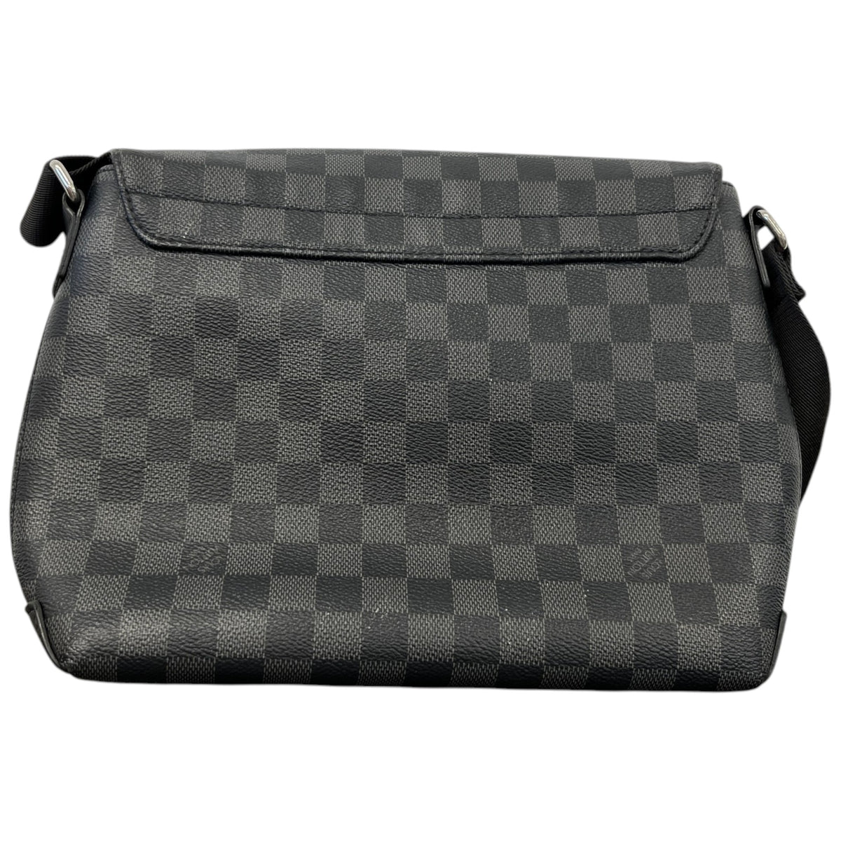 Men's Damier Graphite District Messenger Bag Black - Photo 2