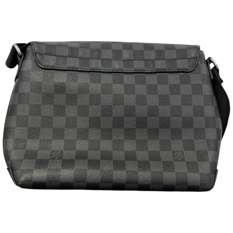 Men's Damier Graphite District Messenger Bag Black