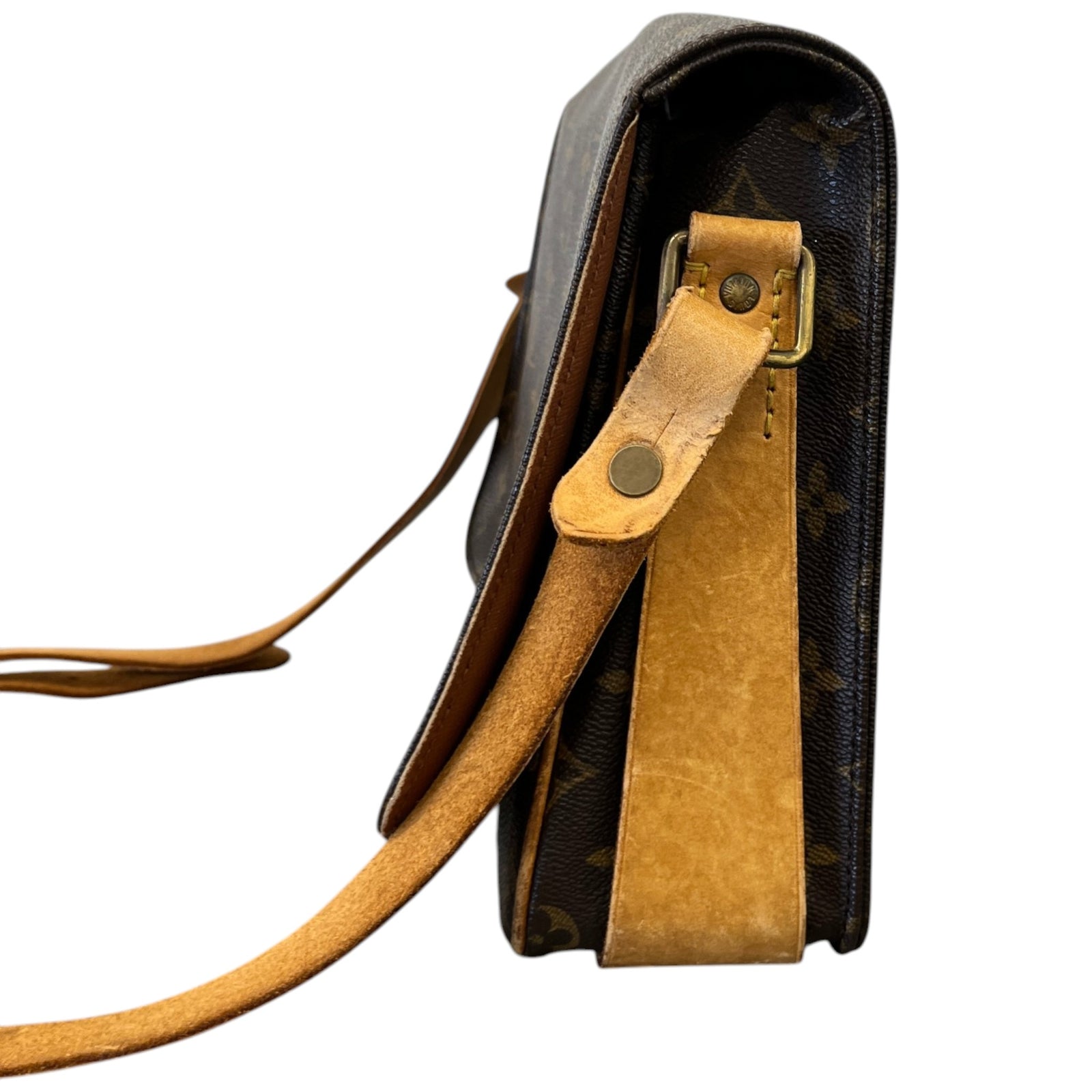 Women's Cartouchière Bag Brown - Photo 7