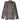 Men's Checkered Long Sleeve Shirt Brown Size L