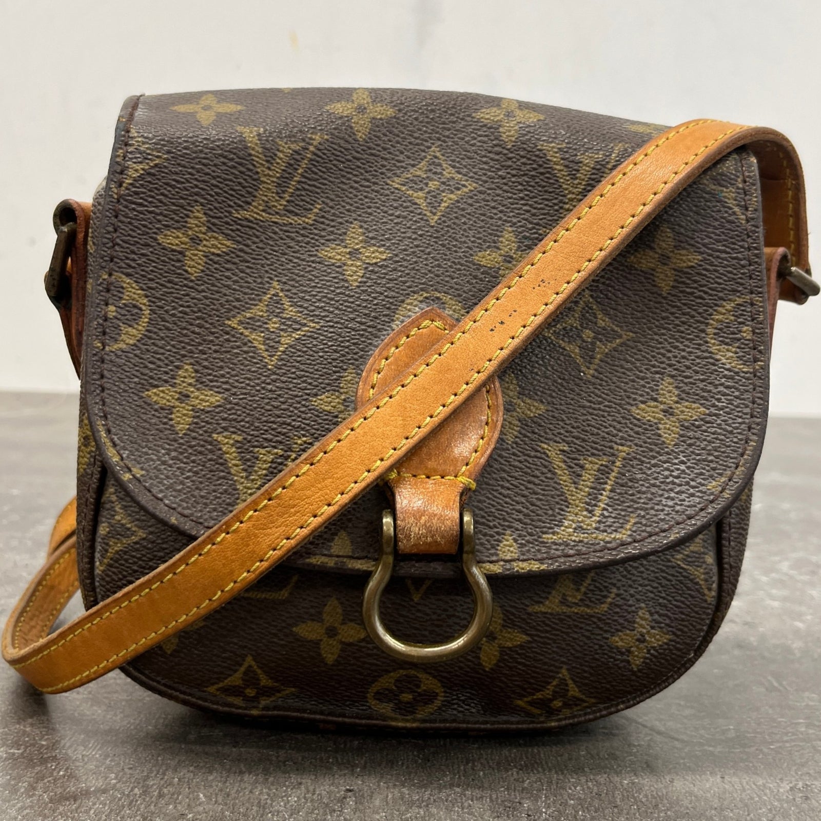 Women's Monogram Canvas Saint Cloud Pm Bag Brown - Photo 13