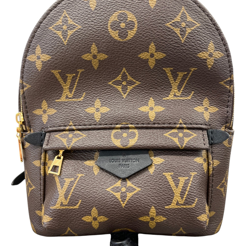 Women's Monogram Palm Springs Mini Backpack Brown