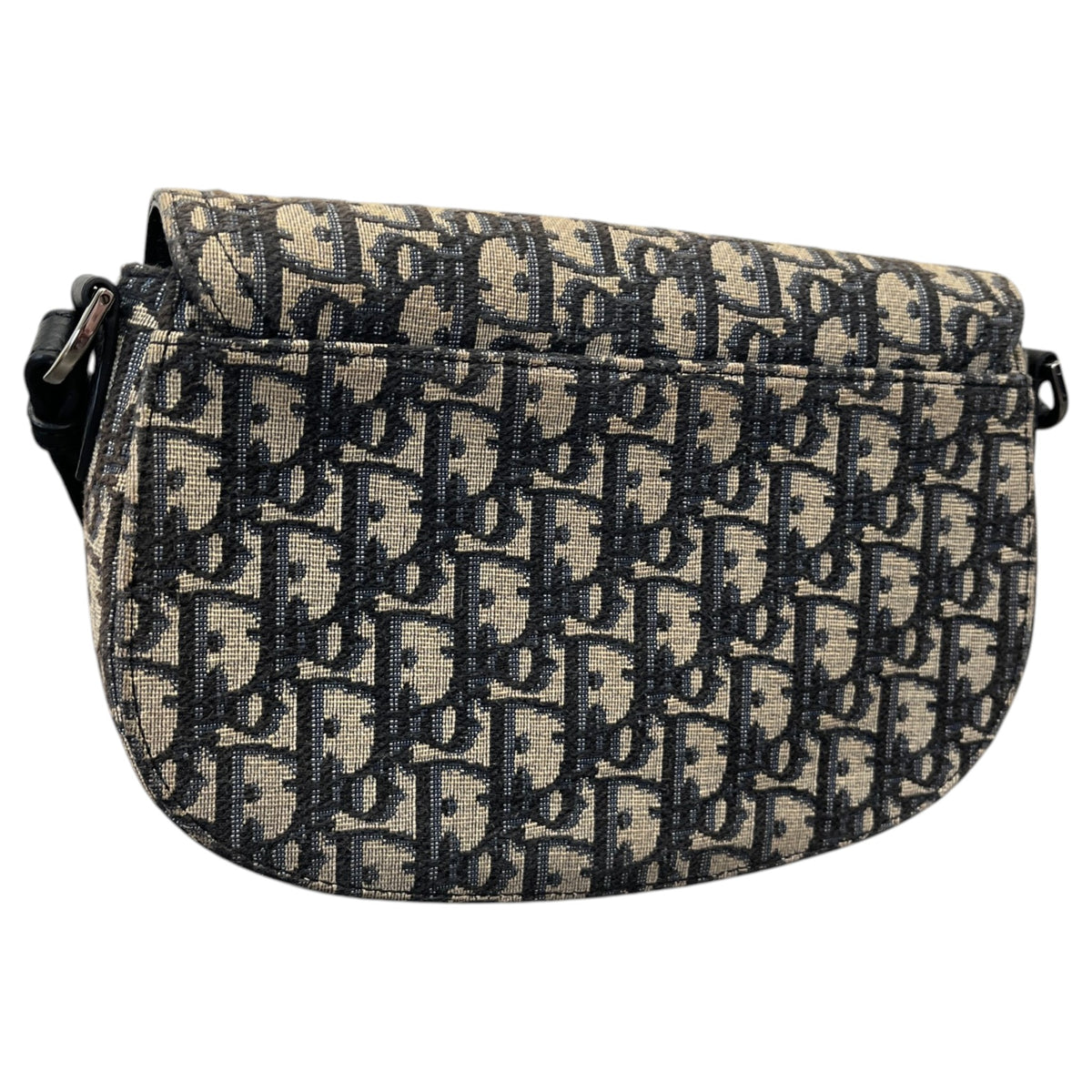 Men's Oblique Saddle Messenger Bag Beige - Photo 8