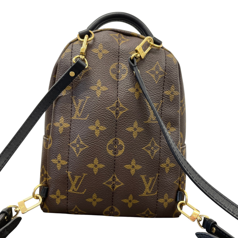 Women's Monogram Palm Springs Mini Backpack Brown