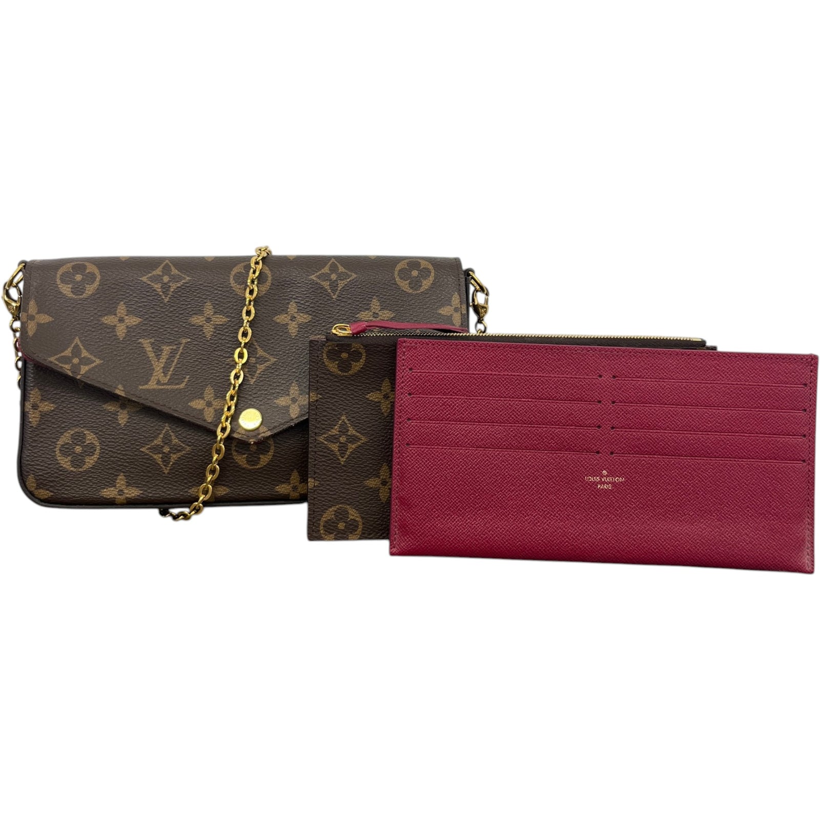 Women's Monogram Félicie Pochette Bag Brown - Photo 1
