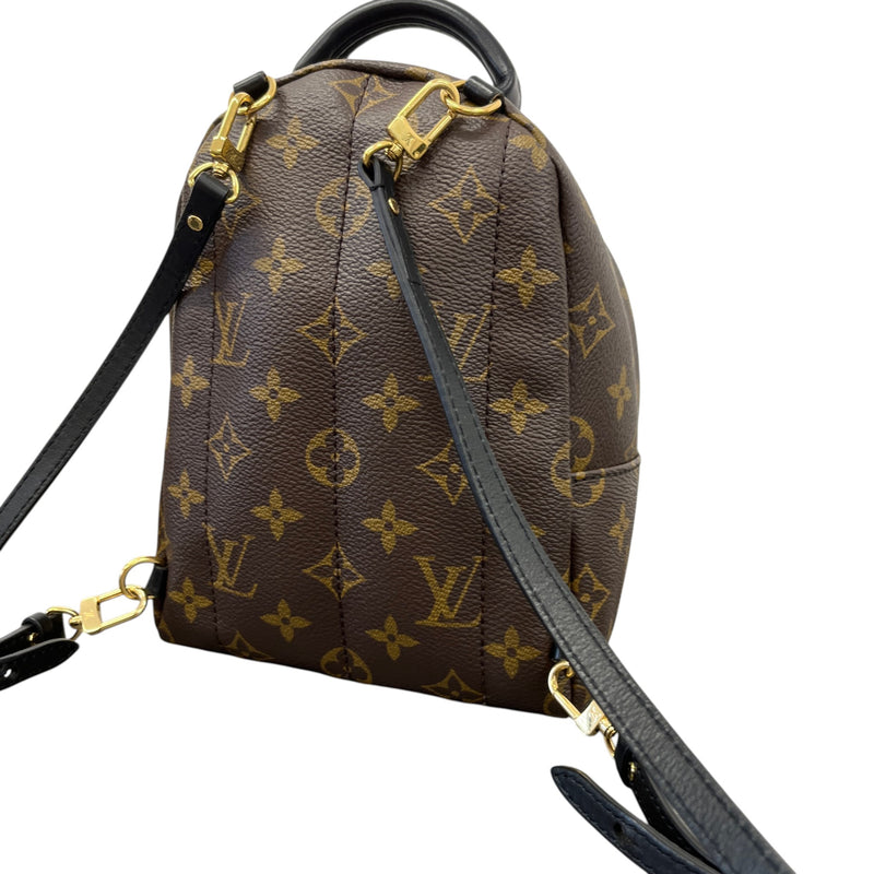 Women's Monogram Palm Springs Mini Backpack Brown