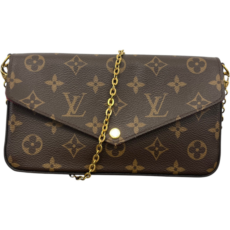 Women's Monogram Félicie Pochette Bag Brown