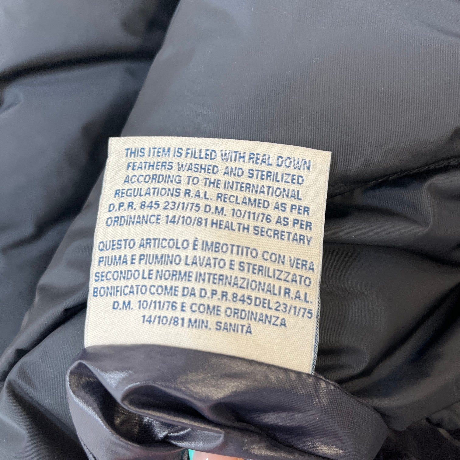 Men's Austin Down Jacket Navy Size 4 / XL - Photo 10