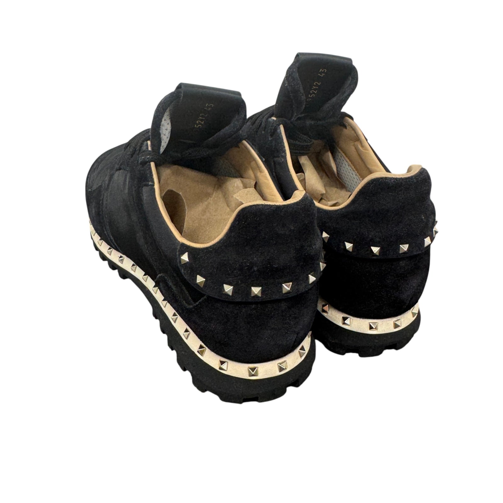 Men's Rockstud Low Trainers Black Size UK 9 / EU 43 - Photo 8