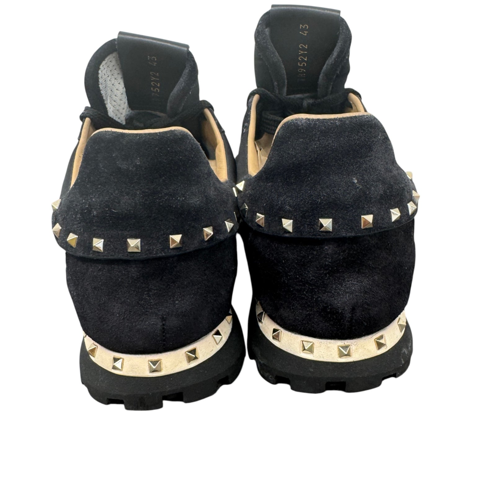 Men's Rockstud Low Trainers Black Size UK 9 / EU 43 - Photo 9