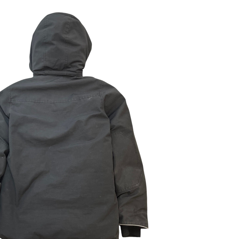 Men's Youth Logan Parka Down Jacket Black Size L
