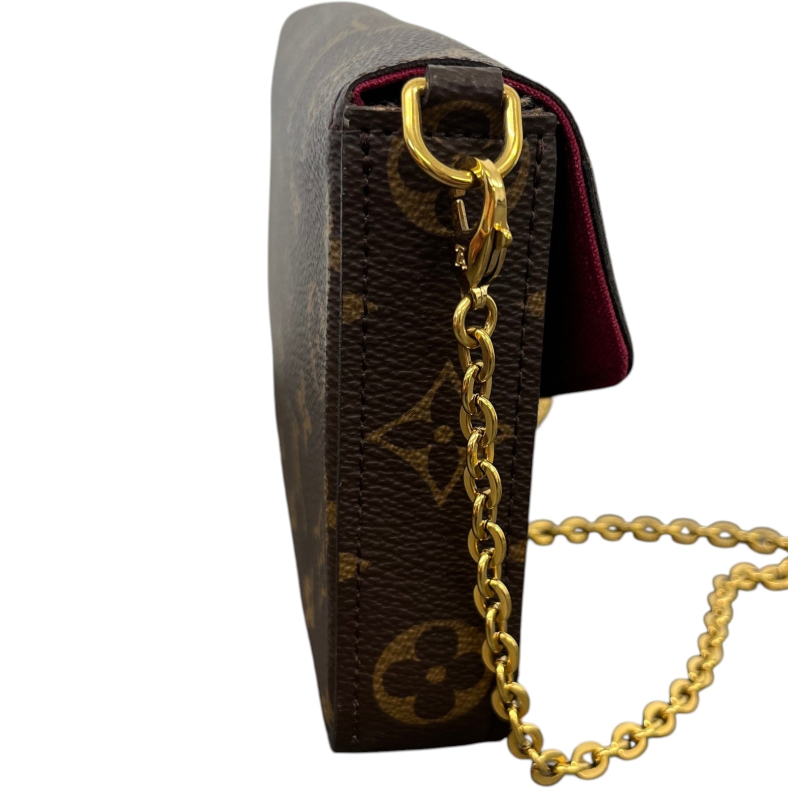 Women's Monogram Félicie Pochette Bag Brown - Photo 6
