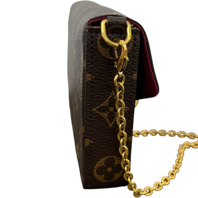 Women's Monogram Félicie Pochette Bag Brown
