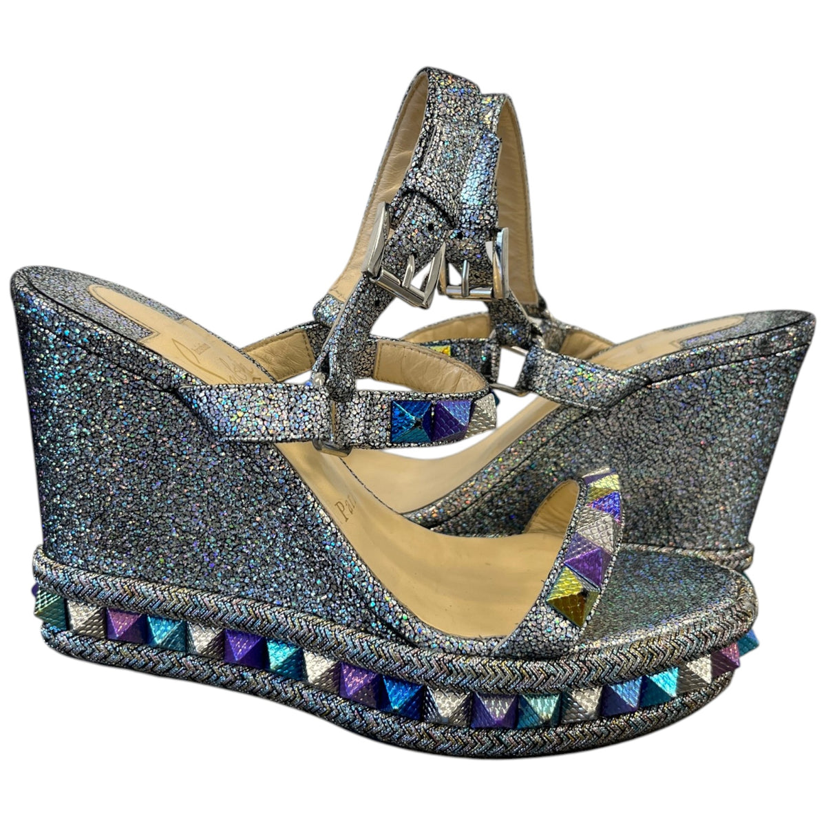 Women's Pyraclou 110 Heels Silver Size UK 3 / EU 36 - Photo 3