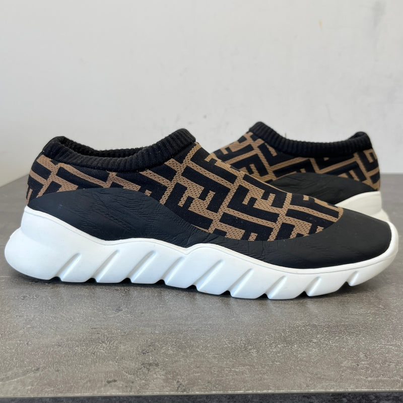Men's FF Sock Low Trainers Black Size UK 8 / EU 42