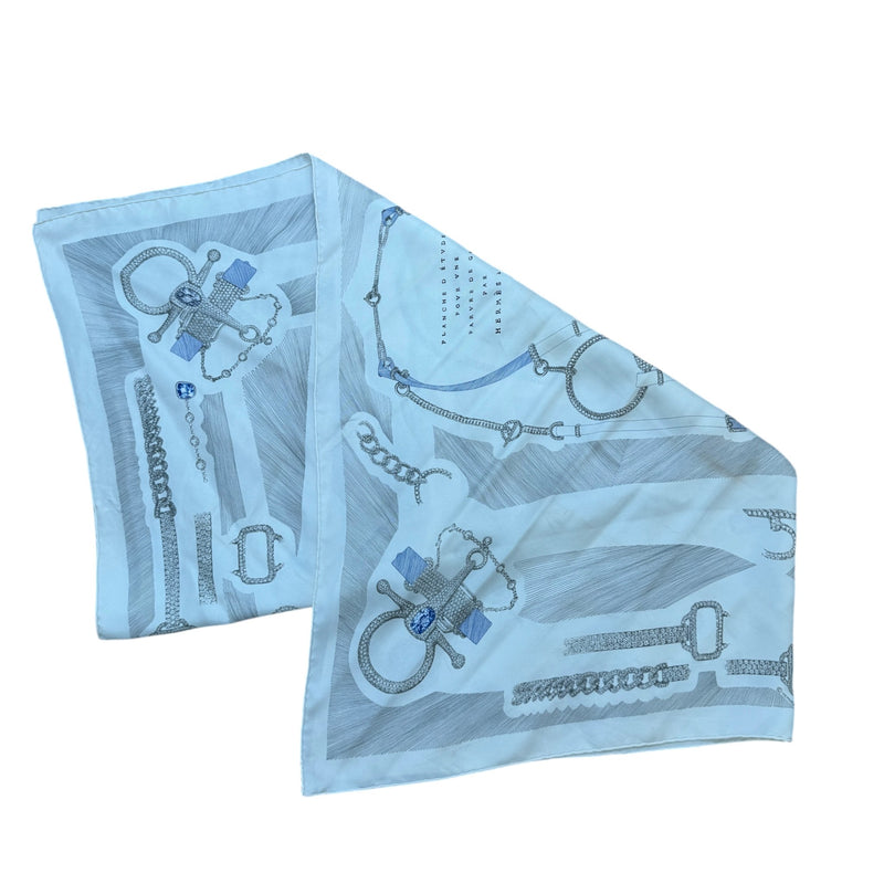 Women's Planche d'Etude pour une Parure de Gala Scarf White