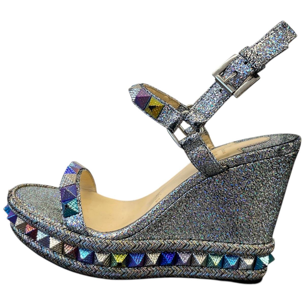 Women's Pyraclou 110 Heels Silver Size UK 3 / EU 36 - Photo 5