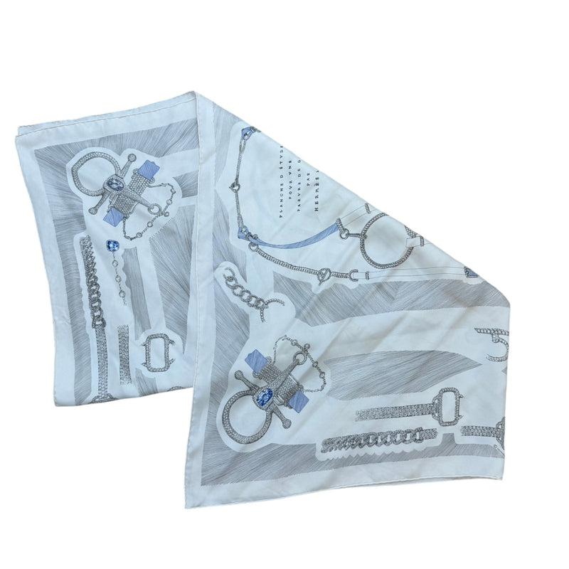 Women's Planche d'Etude pour une Parure de Gala Scarf White