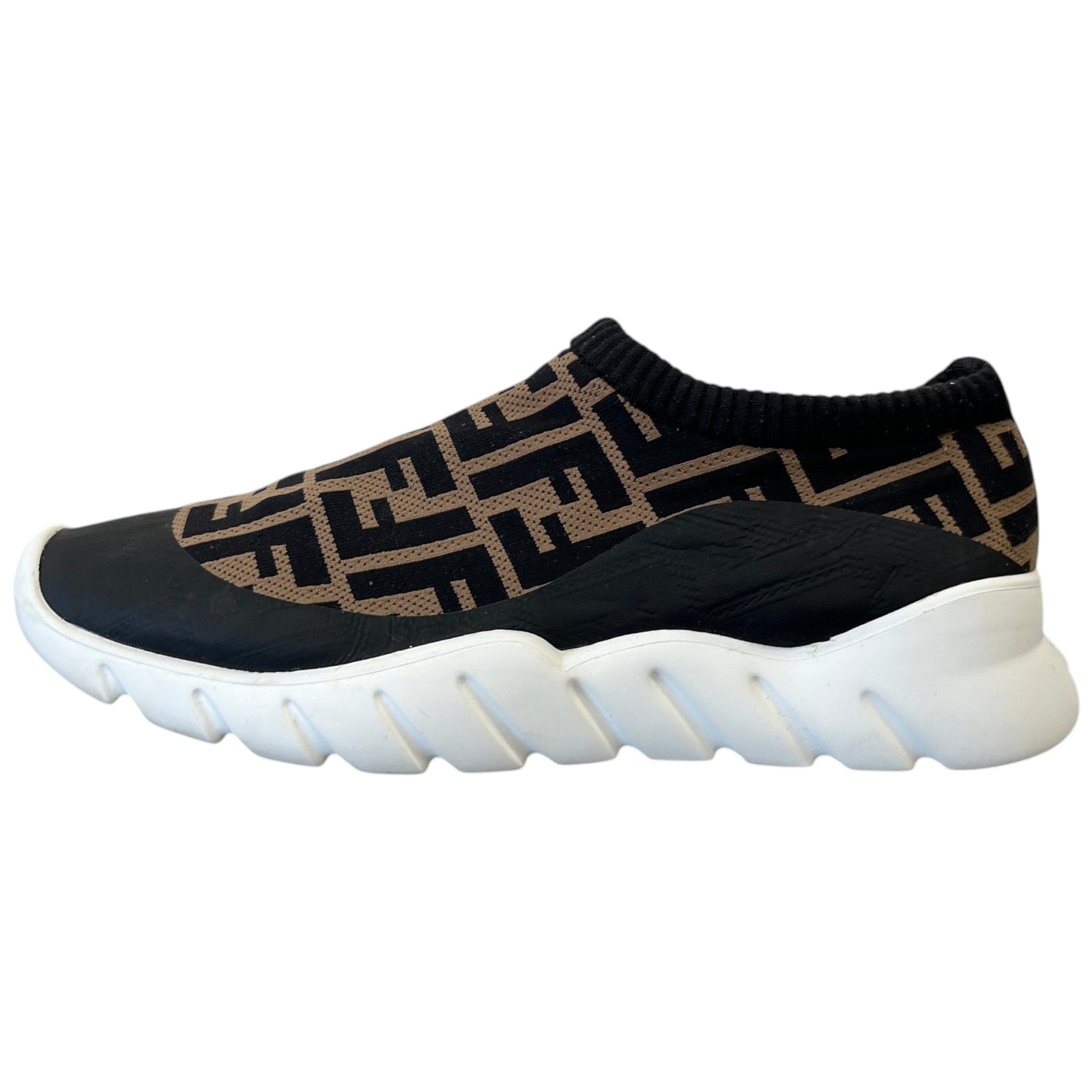 Men's FF Sock Low Trainers Black Size UK 8 / EU 42 - Photo 5