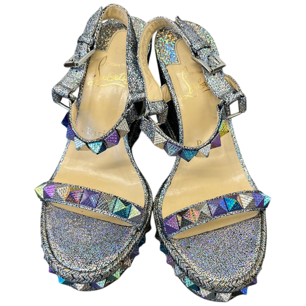 Women's Pyraclou 110 Heels Silver Size UK 3 / EU 36 - Photo 6