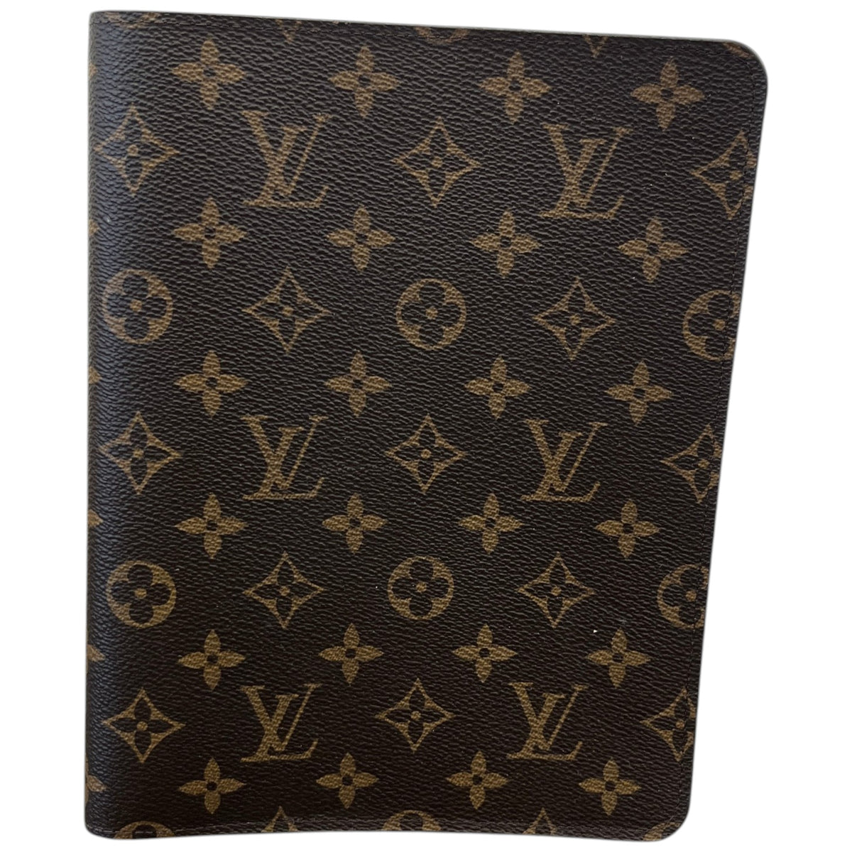 Women's Monogram Desk Agenda Notebook Brown - Photo 1