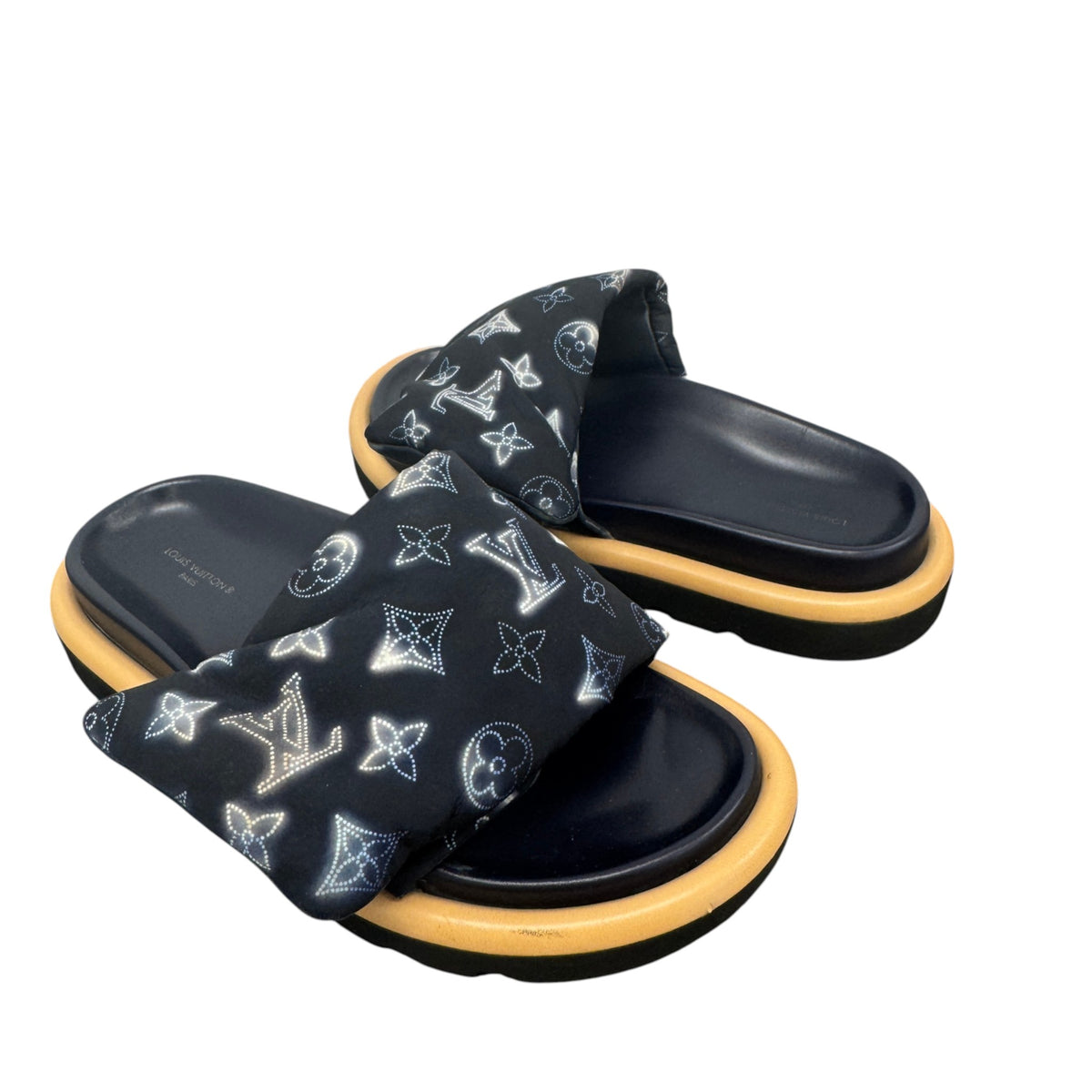 Women's Pool Pillow Slides Black Size UK 5 / EU 38 - Photo 3