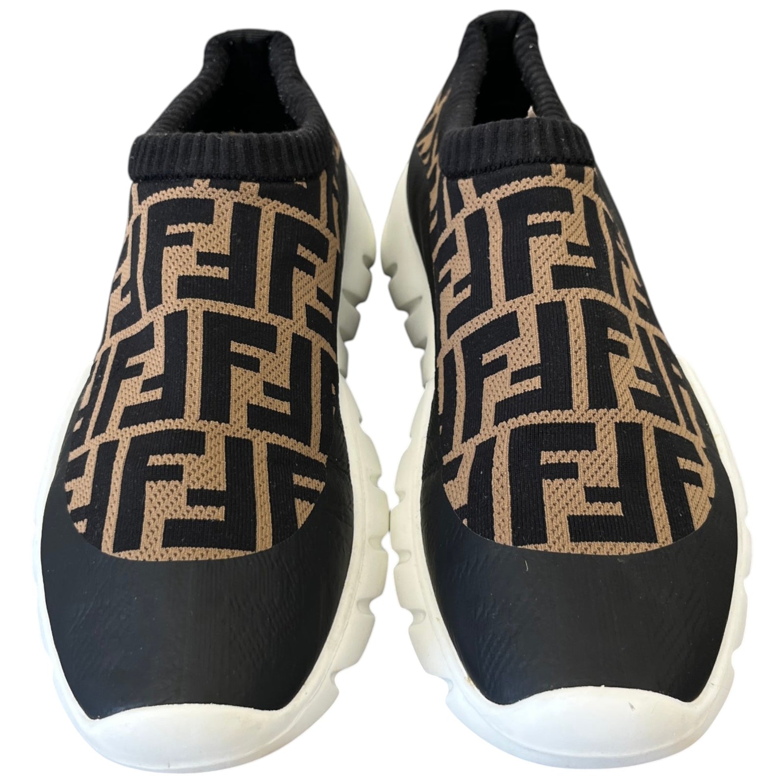 Men's FF Sock Low Trainers Black Size UK 8 / EU 42 - Photo 6