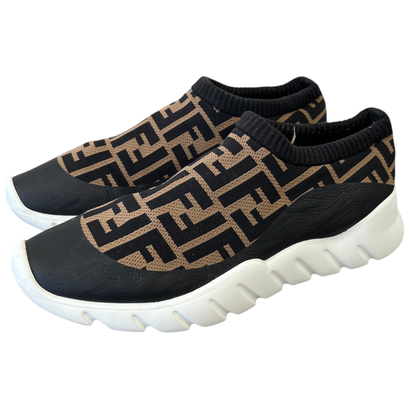 Men's FF Sock Low Trainers Black Size UK 8 / EU 42 - Photo 9