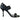 Women's Elastic Logo Heels Black Size EU 39 / UK 6