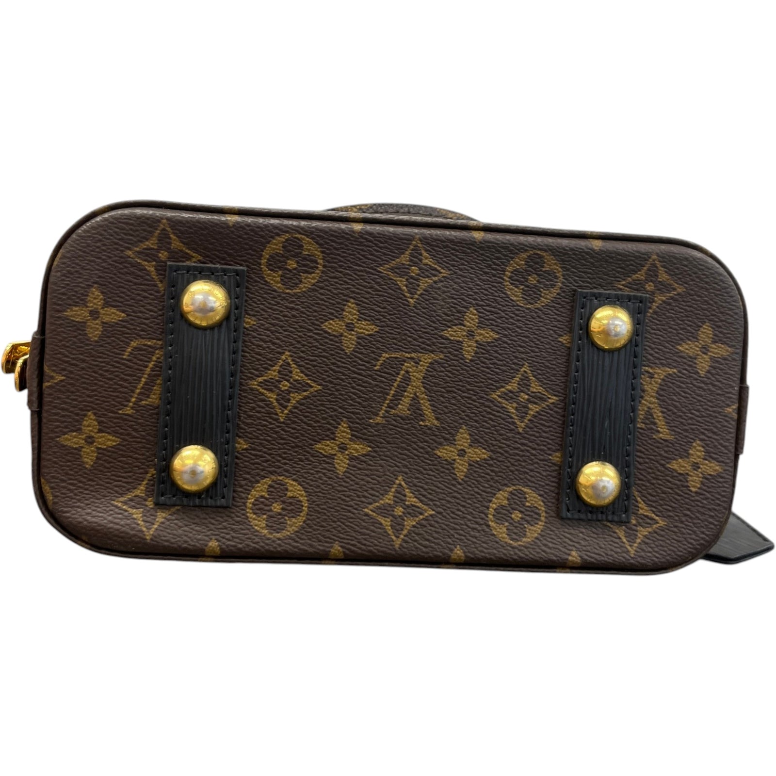 Women's Monogram Vernis Alma Bb Metallise Handbag Brown - Photo 10