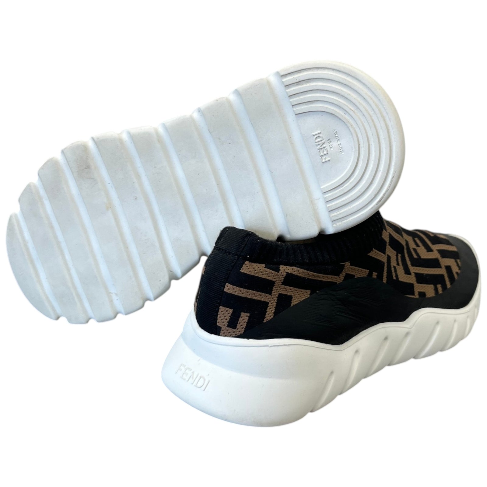 Men's FF Sock Low Trainers Black Size UK 8 / EU 42 - Photo 10